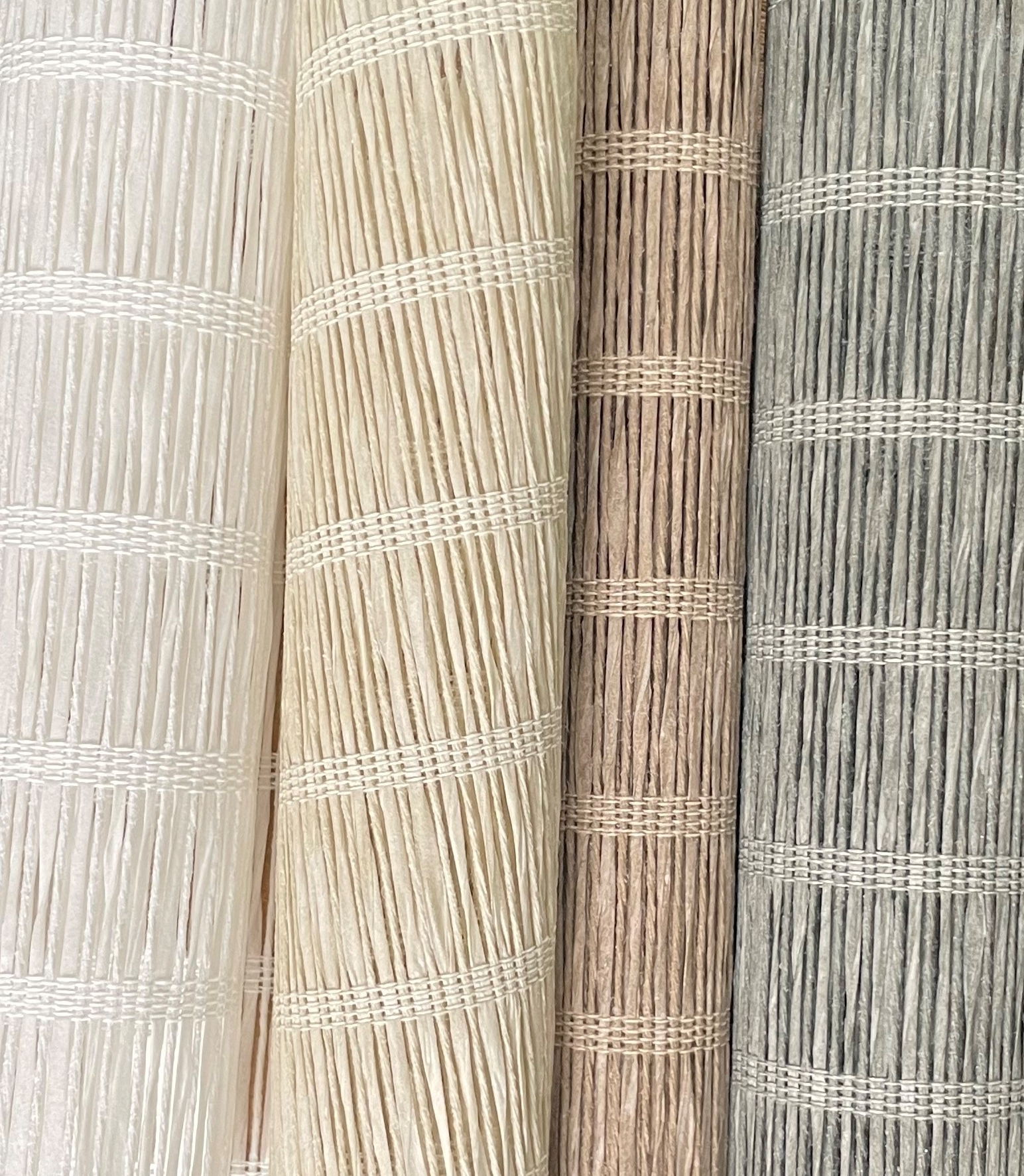 Inside Blinds - Craft and nature - window decoration - window coverings - natural materials